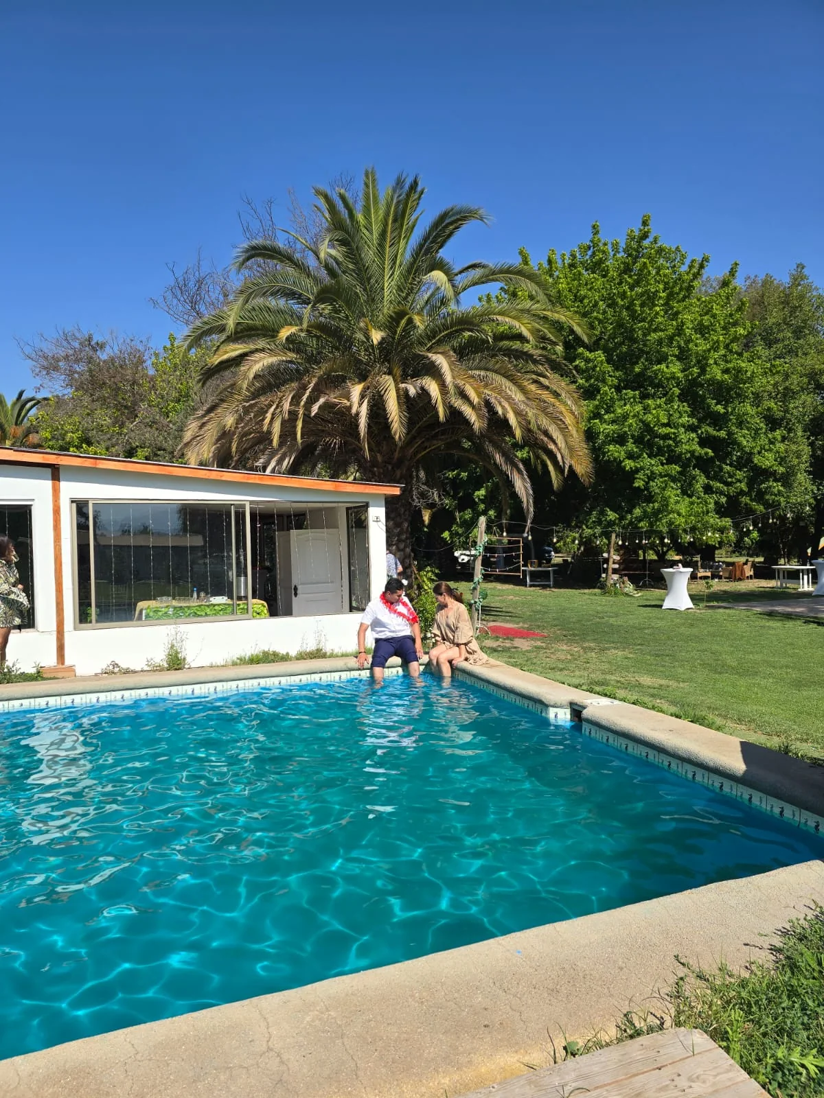 Piscina y jardines de Casona de Ossa Eventos