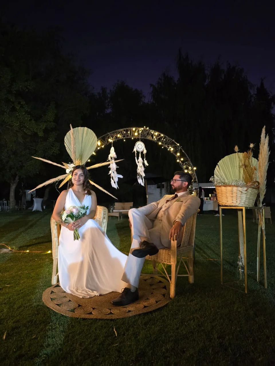 Pareja durante una celebración