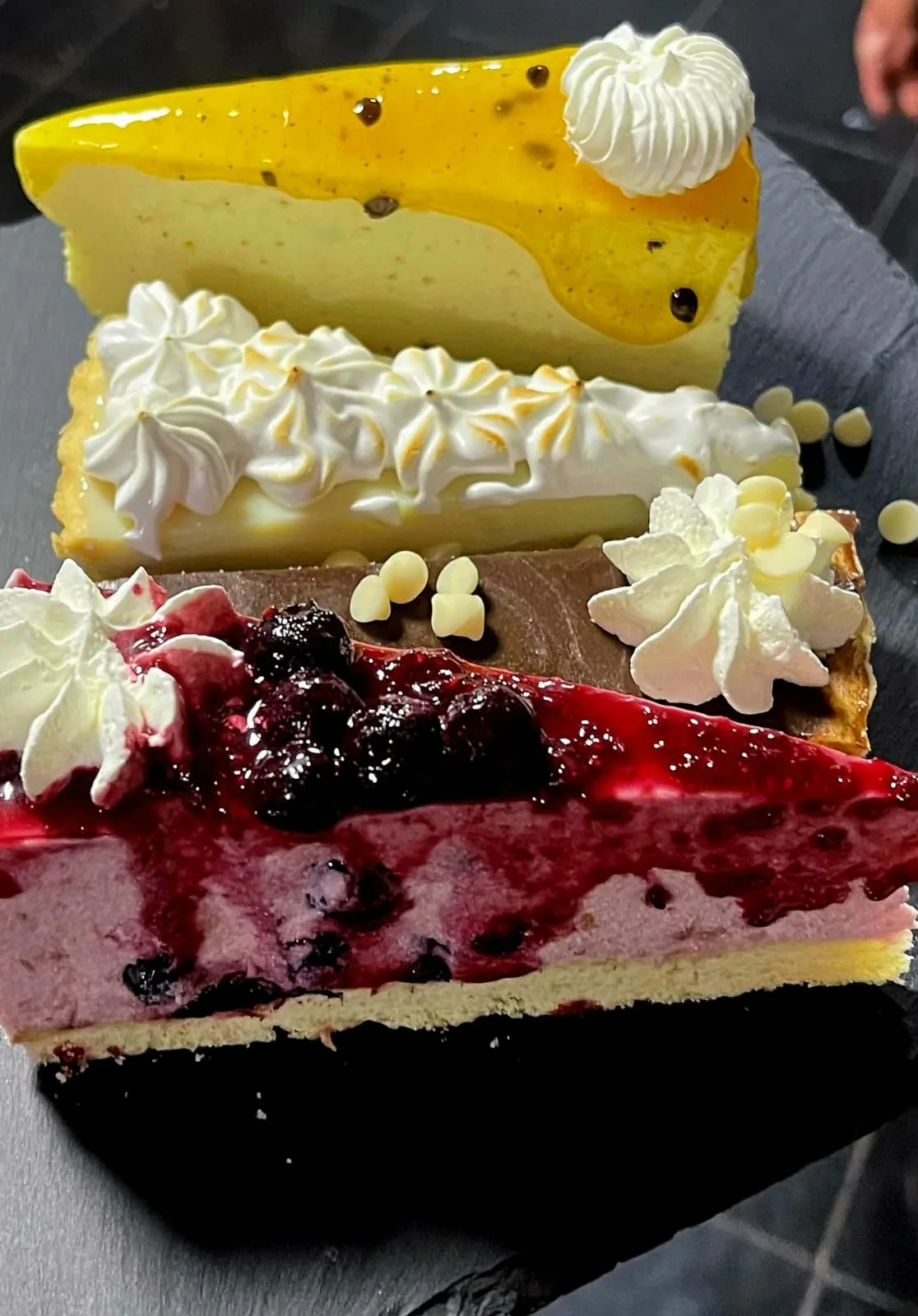 Postres y preparaciones dulces para una celebración