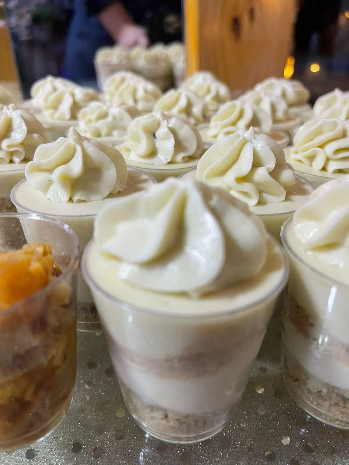 Postres y preparaciones dulces para una celebración