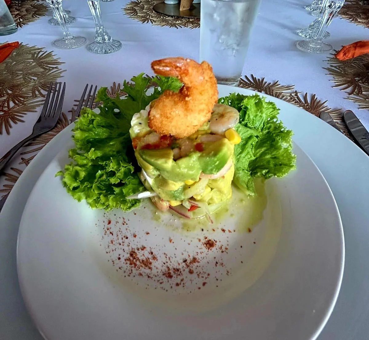 Preparación gastronómica para evento